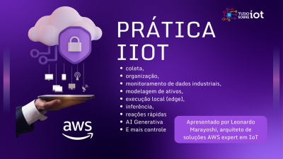 Imagem principal do evento Indústria 4.0 e IoT na prática com AWS e IA Generativa